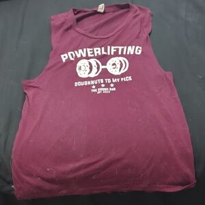 Bella Canvas Maroon Muscle Tee
